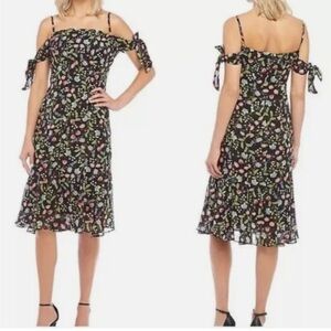 Nanette Lepore Paradise Dreaming Midi Floral Dress